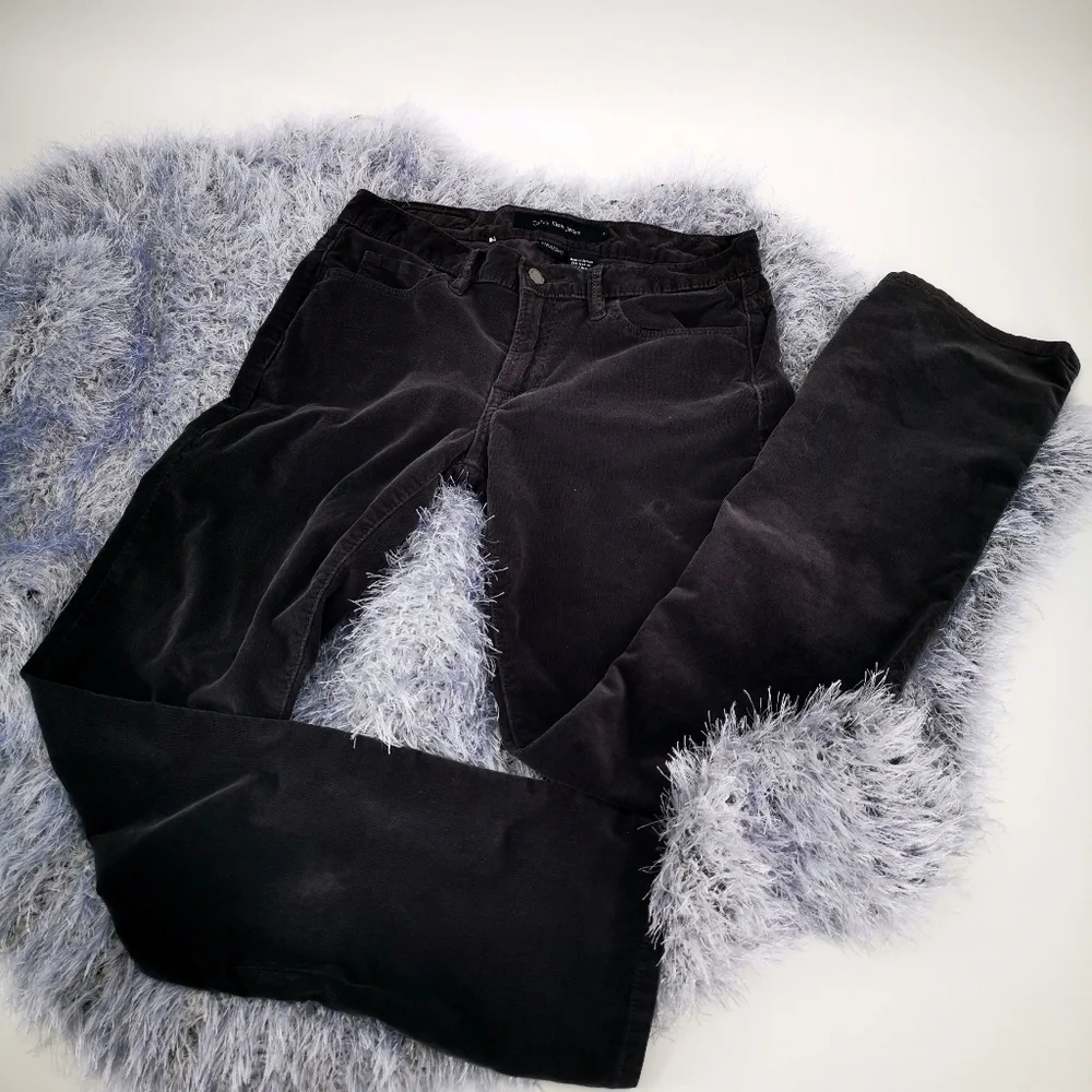 Calvin Klein EUC Jeans Womens 6 Corduroy Straight - Picture 1 of 10